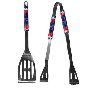 NFL Bills 2 Pc BBQ Set Stainless Steel Team Logo Grilling Team New NFL Buffalo